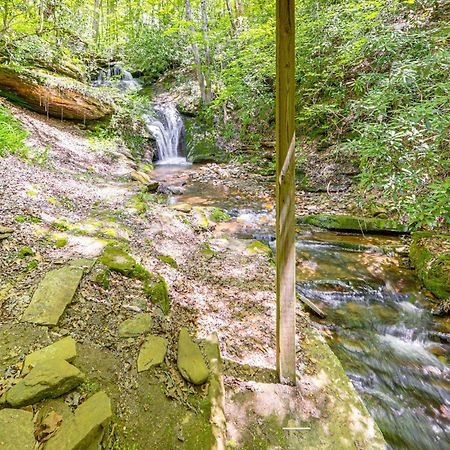 Bryson City Cottage With Hot Tub And Waterfall Views! Exterior photo
